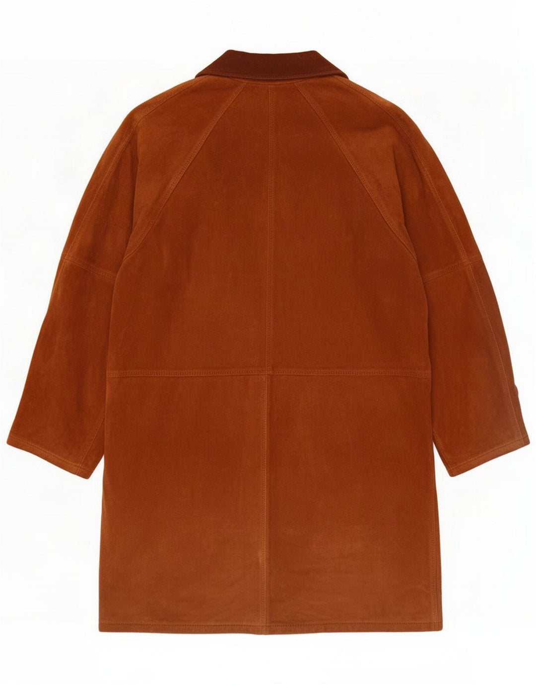 Pardessus surdimensionné en daim pour femme Conbipel IT 42 Cuir marron moyen