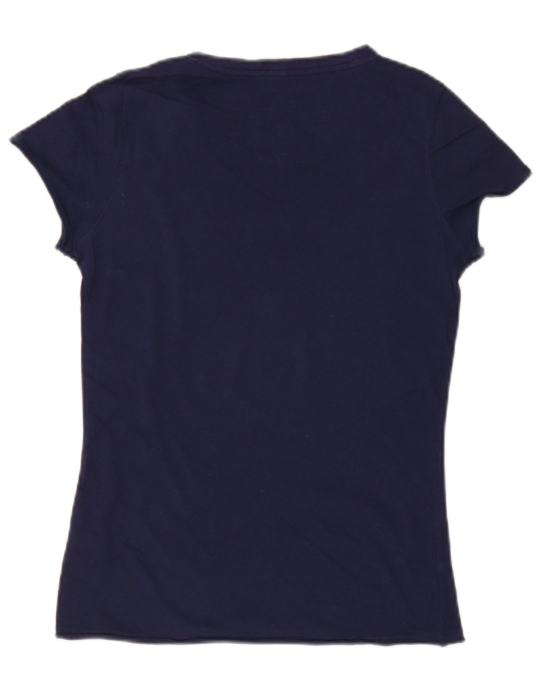 Ralph Lauren T-shirt graphique pour femme UK 12 Bleu marine moyen