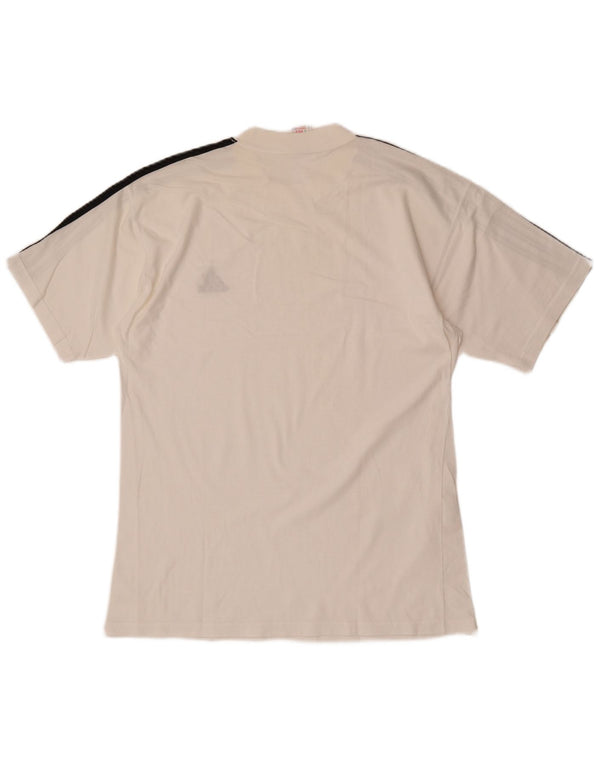 Adidas T-Shirt Homme Top UK 38/40 Coton Blanc Moyen