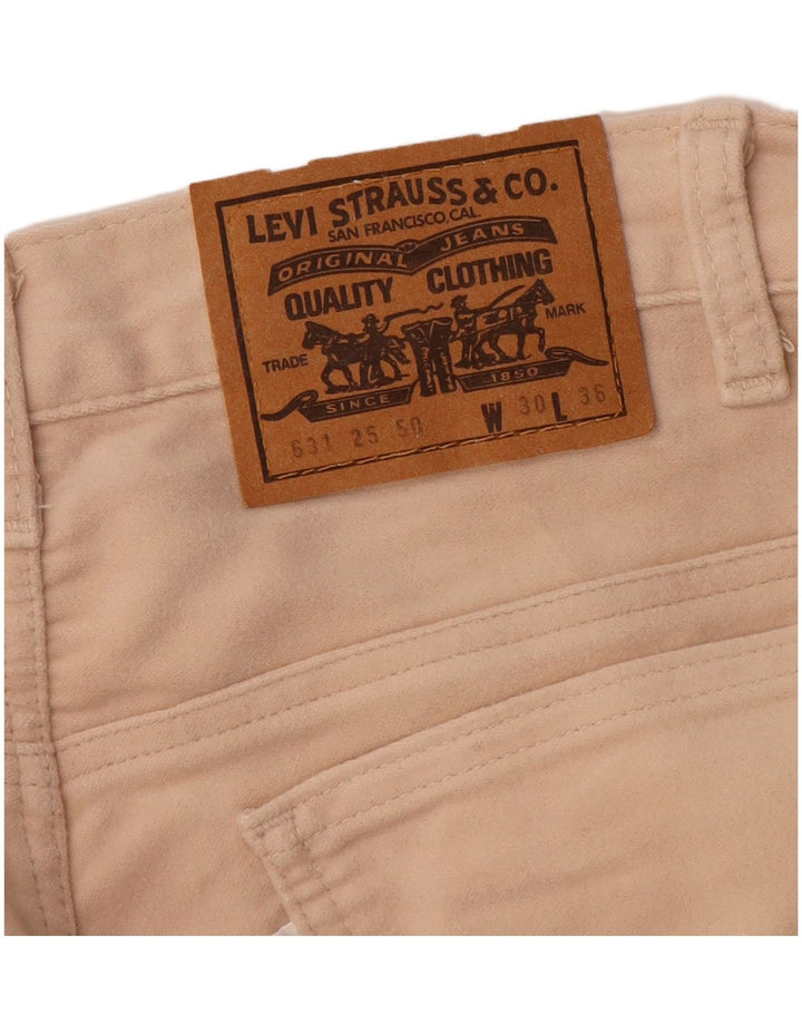 LEVI'S Pantalon décontracté skinny femme W30 L36 Coton beige