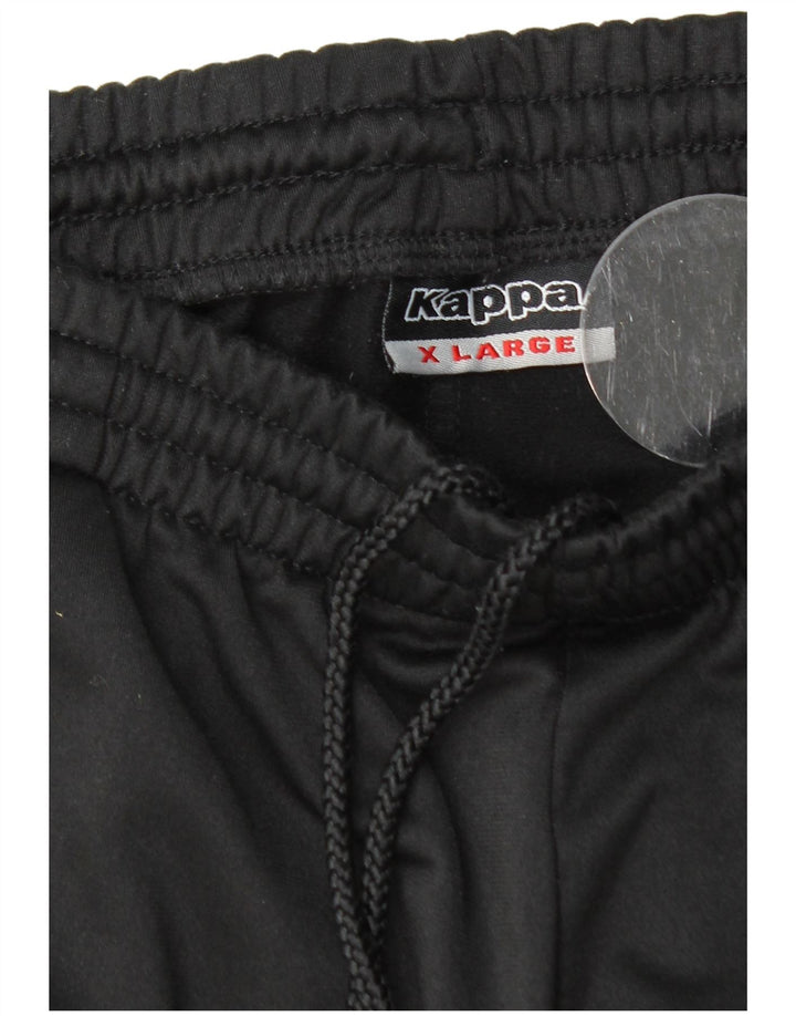 KAPPA Pantalon de Survêtement Graphique Homme Joggers XL Noir Polyester