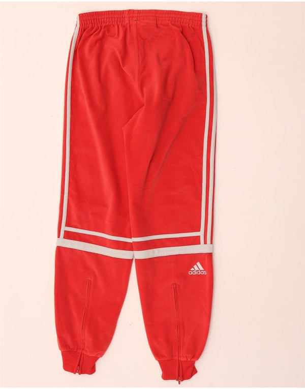 Adidas Pantalon de Survêtement en Velours Fille 13-14 Ans Rouge Polyester