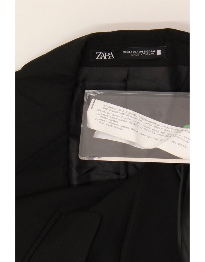 ZARA Veste blazer à 2 boutons pour homme EU 44 XS Bleu marine Viscose