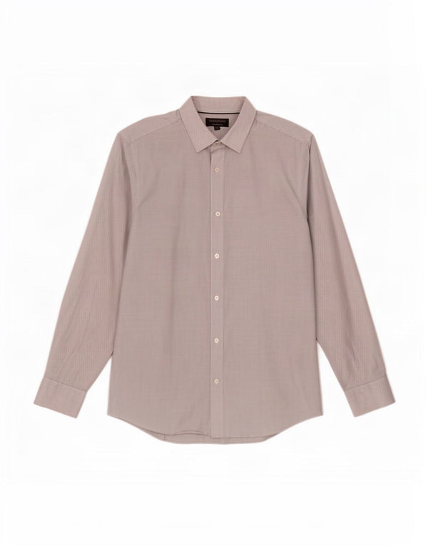 Banana Republic Chemise Slim Fit pour Homme en Coton Vichy Gris Large