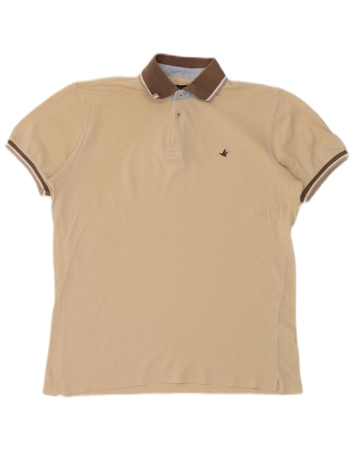 Brooksfield Polo Slim Fit IT 48 Beige Moyen Homme