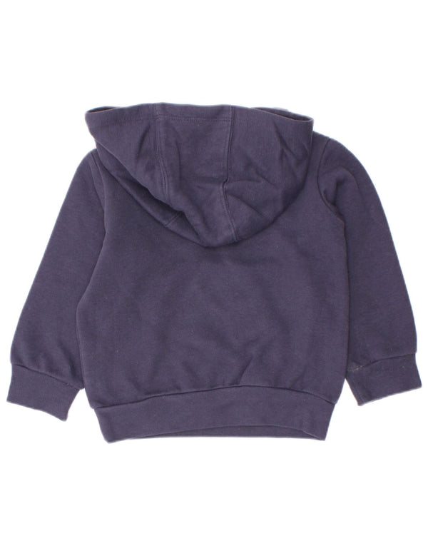 Adidas Pull à capuche bébé garçon 9-12 mois en coton bleu marine