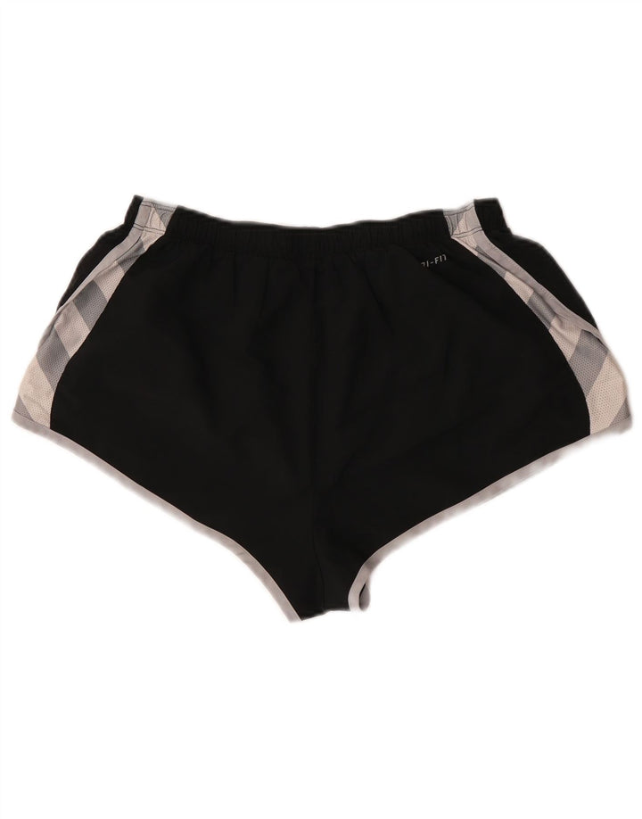 Nike Short de sport pour femme Medium W28 L12 Noir Colourblock Polyester