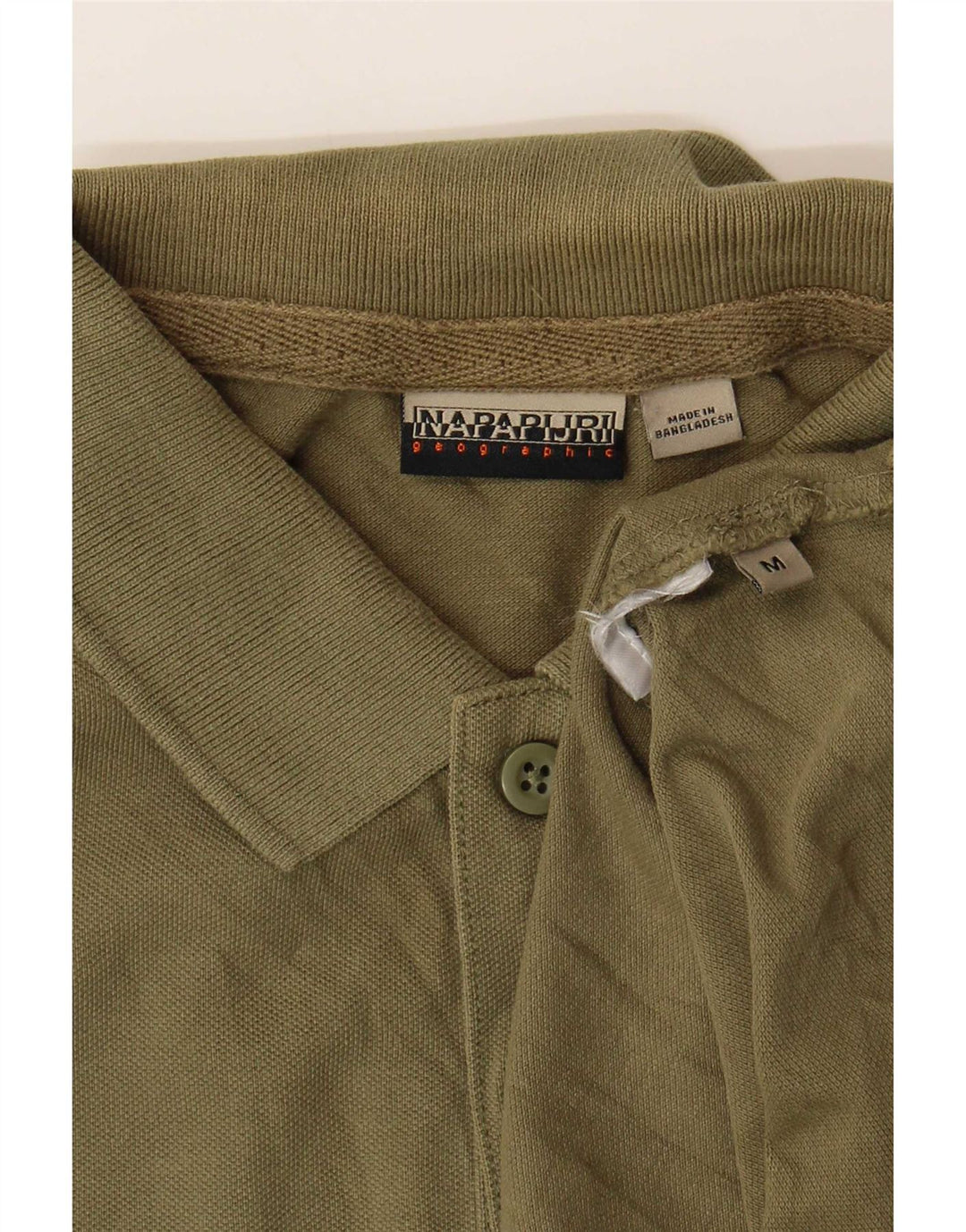 Napapijri Polo Geographic Homme Kaki Moyen