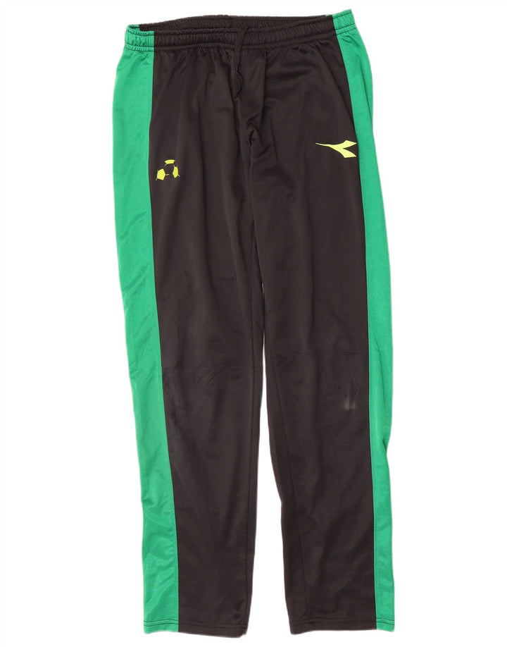 DIADORA Pantalon de Survêtement Homme Large Noir Colourblock Polyester