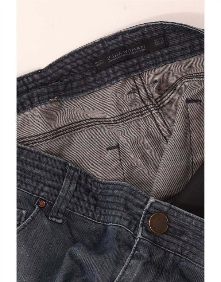 Zara Jean Slim Femme EU 40 Medium W30 L30 Bleu Marine
