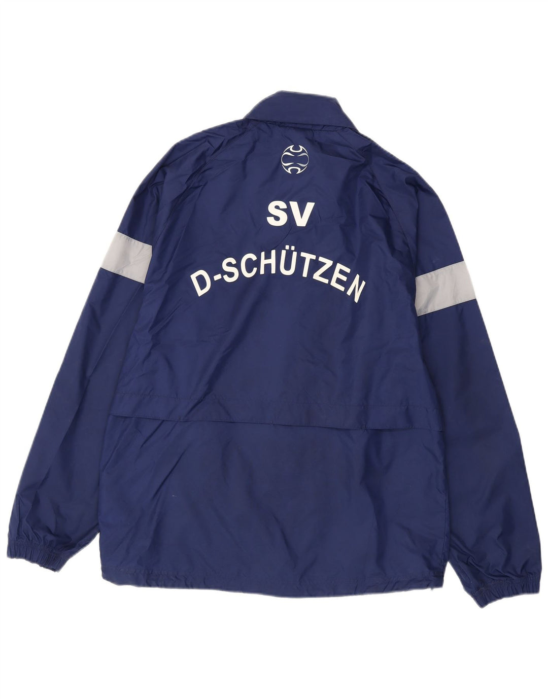 Adidas Veste de pluie graphique pour homme UK 38/40 Bleu marine moyen Colourblock
