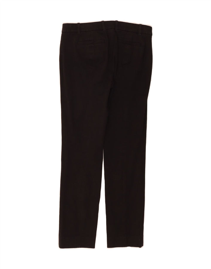 J. CREW Womens Stretch Slim Casual Trousers US 6 Medium W30 L29 Black Vintage J. Crew and Second-Hand J. Crew from Messina Hembry 