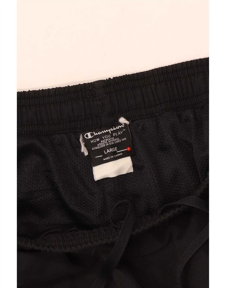 Champion Pantalon De Survêtement Graphique Homme Large Noir