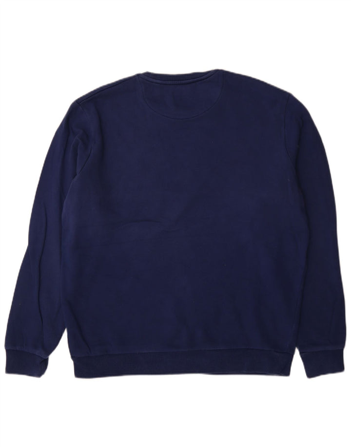Lyle & Scott Sweat-shirt pour homme en coton bleu Taille L