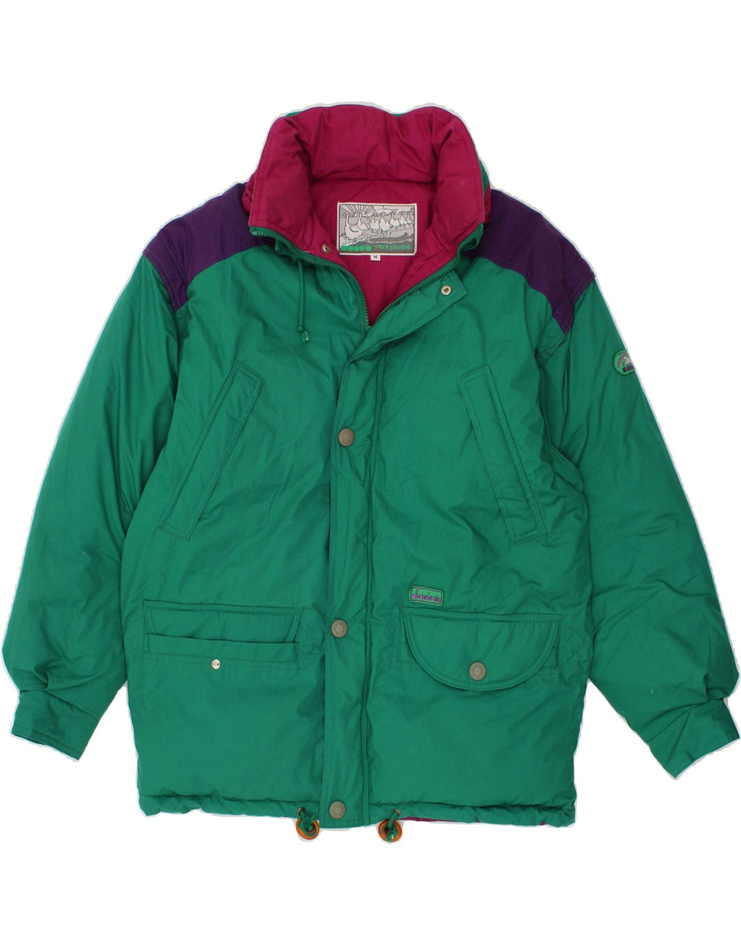 DIADORA Veste matelassée pour homme UK 38 Polyester color block vert moyen