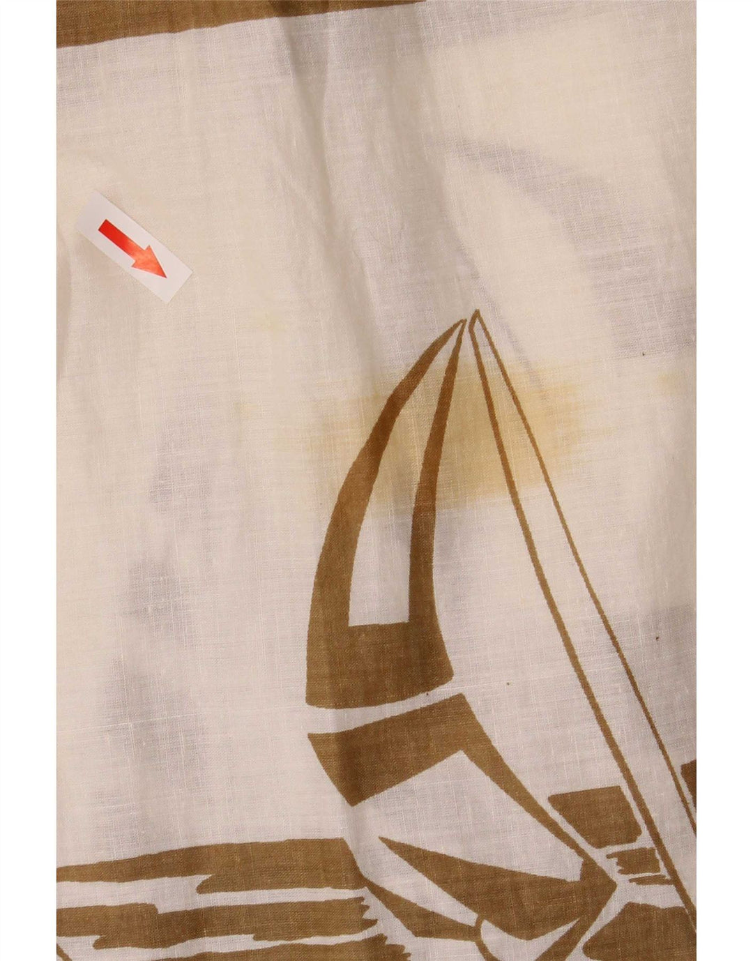 Marc Aurel Jupe midi transparente graphique pour femme W30 Marron moyen rayé