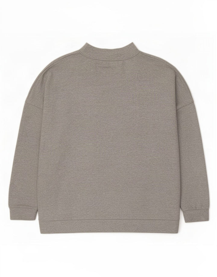 Marks & Spencer Pull col roulé pour femme UK 24 4XL Gris Polyester