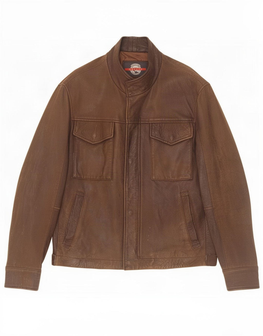 Dallas Veste en cuir pour homme IT 50 Large Marron