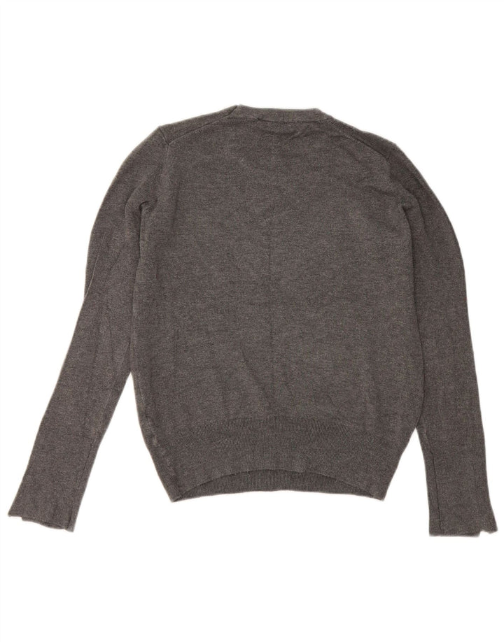 Zara Pull ras du cou pour femme UK 12 Gris moyen