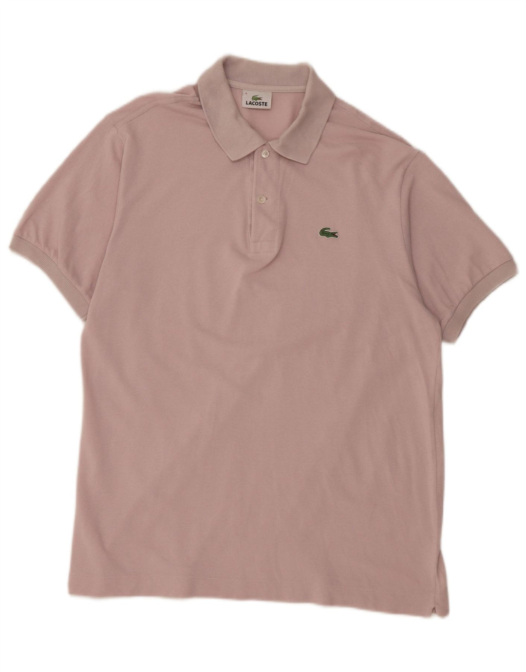 Lacoste Polo Homme Taille 4 Coton Rose Moyen