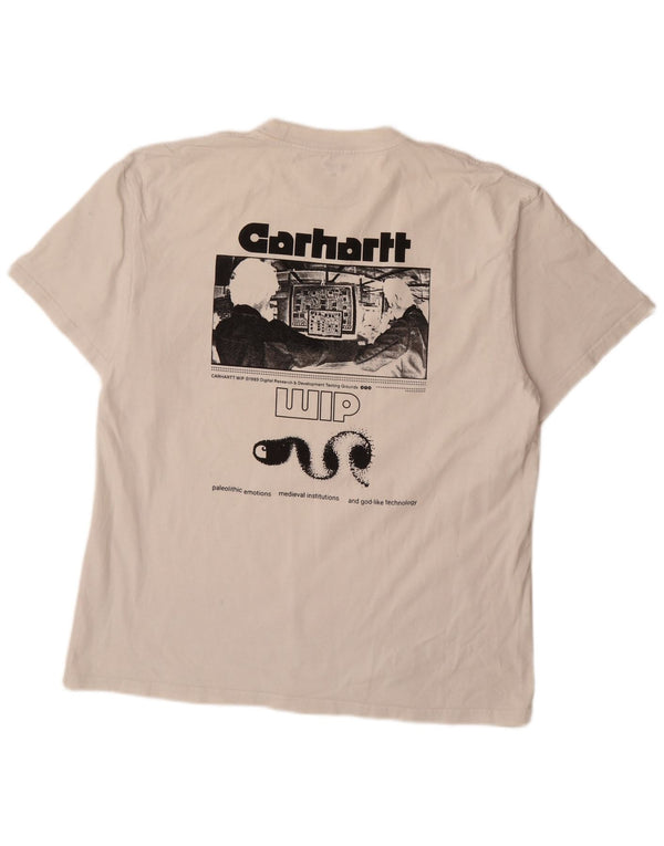 Carhartt T-shirt graphique pour homme XL en coton blanc