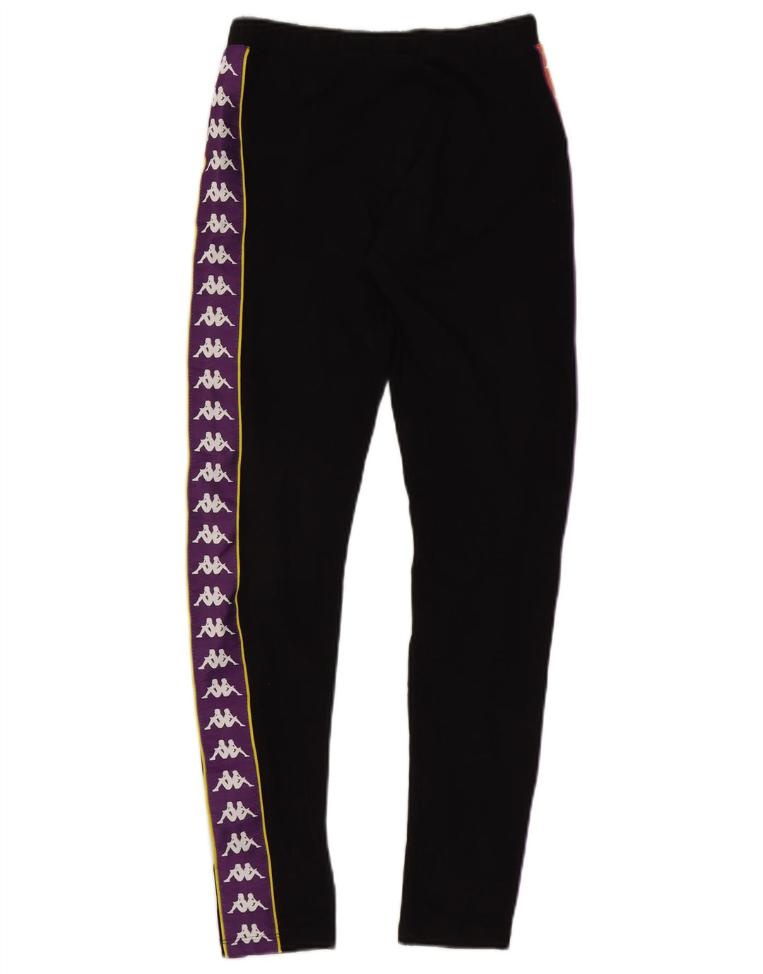 Kappa Leggings graphiques pour femmes UK 10 Small Black Colourblock