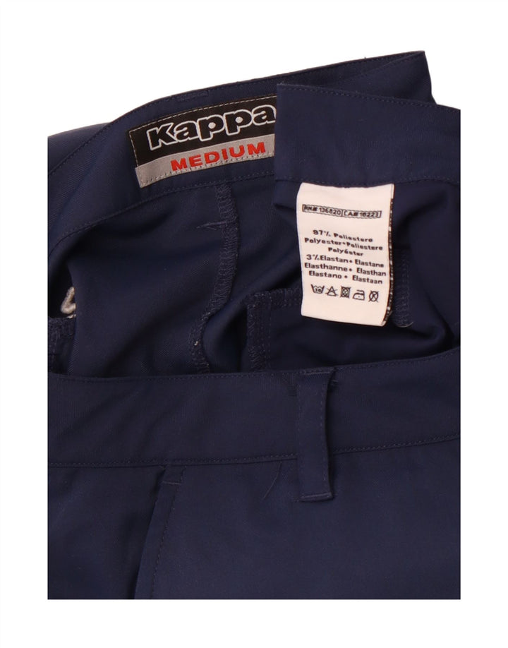 KAPPA Pantalon Chino Droit Homme Moyen W32 L29 Bleu Marine Polyester