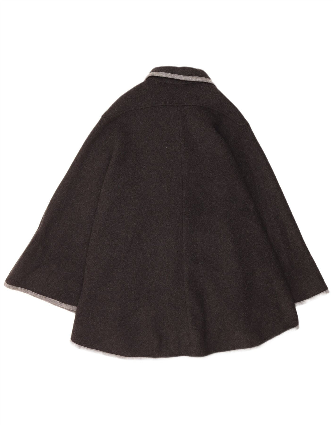 Steinbock Manteau Cape Femme Taille Unique Laine Vierge Noire