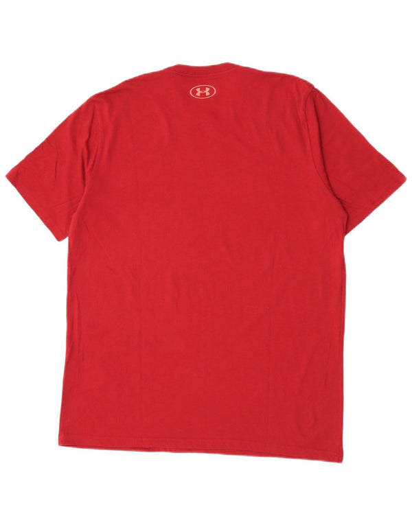 Under Armour T-shirt Heat Gear Graphic pour homme, grand, en coton bordeaux