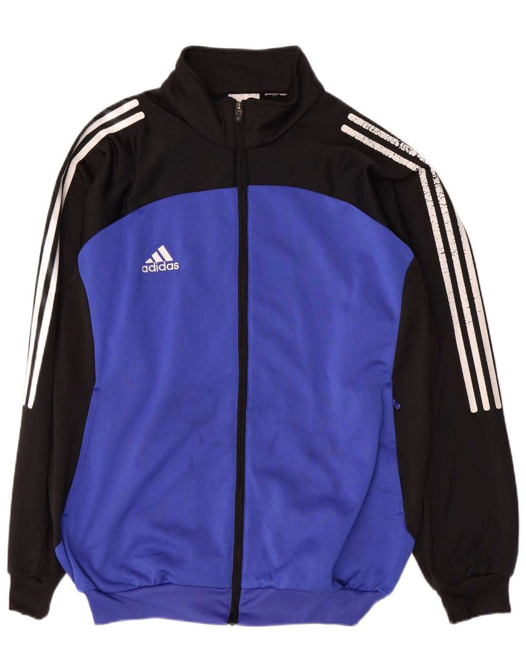 Adidas Veste de survêtement pour homme XL Bleu Colorblock
