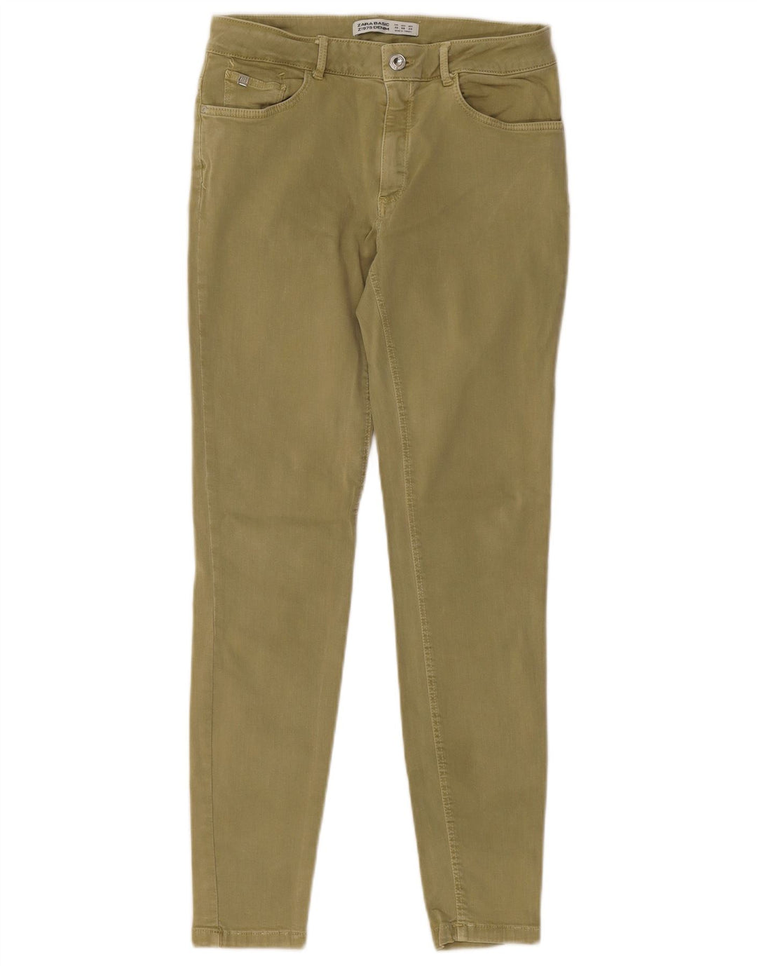 ZARA Jean skinny femme EU 40 Medium W30 L27 Kaki