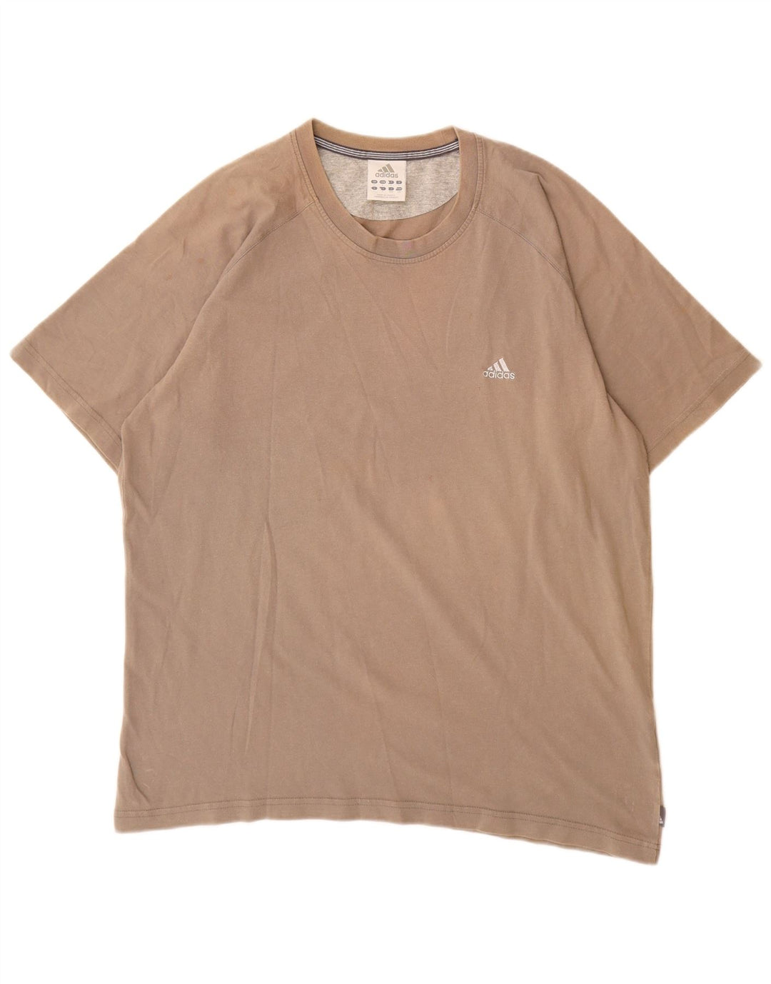 Adidas T-Shirt Homme Haut Large Gris Coton