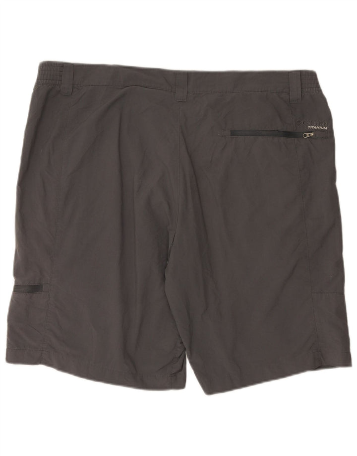 Columbia Short Cargo Titanium Homme XL W40 Gris Nylon