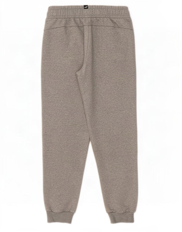 Puma Pantalon de Survêtement Garçon 11-12 ans Gris Moucheté Coton