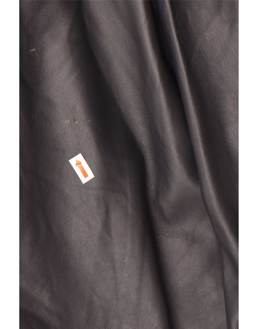 vintage Femme Manteau en cuir surdimensionné IT 44 Moyen Noir Cuir Classique