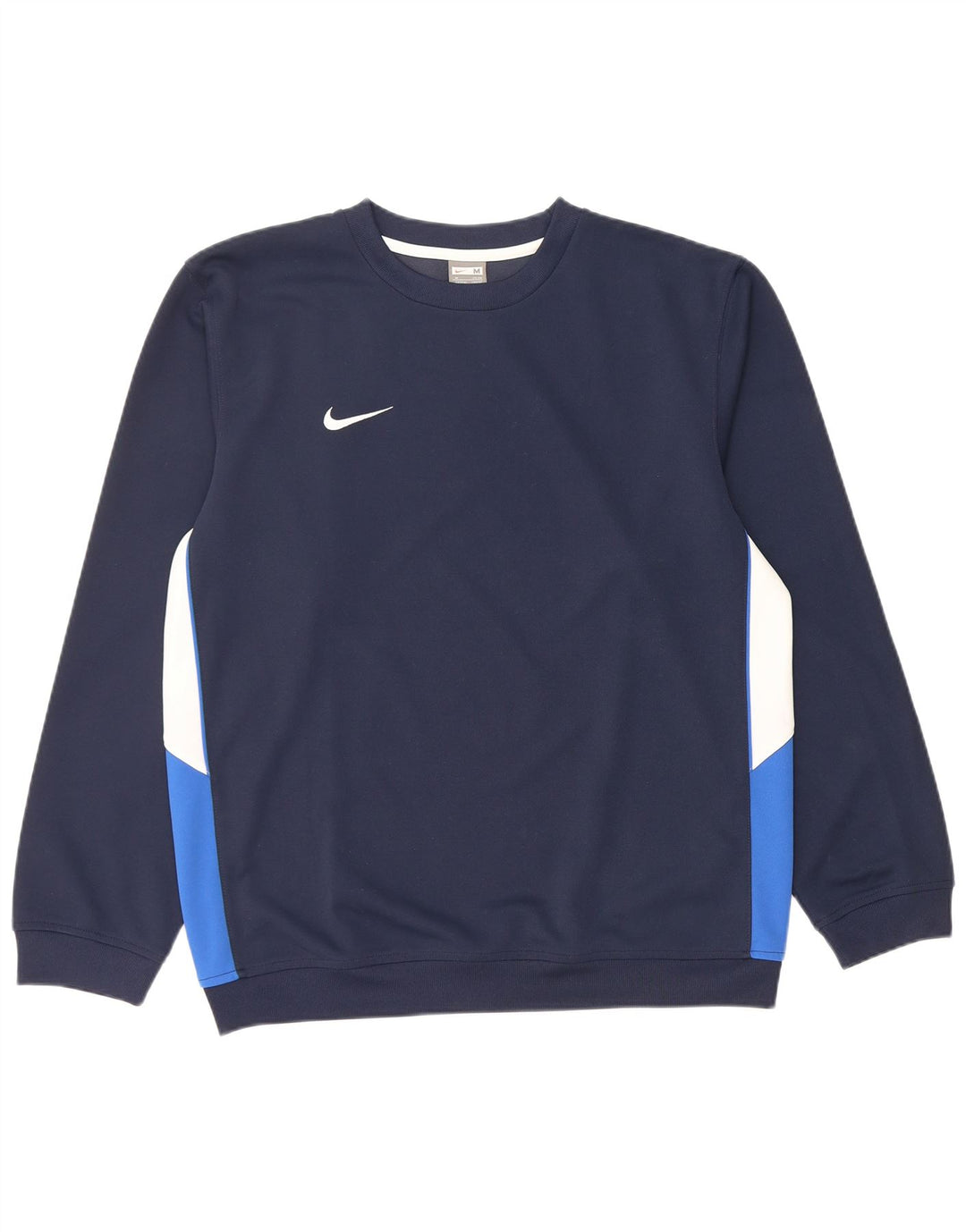 NIKE Sweat-shirt pour homme UK 39/41 Bleu marine moyen Colourblock