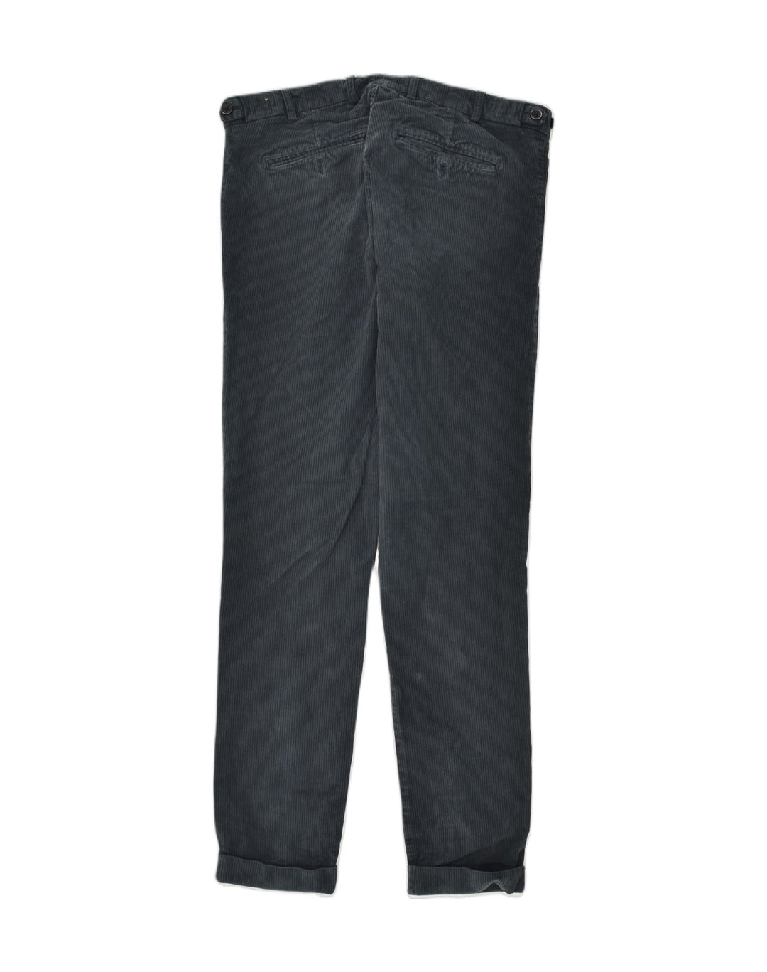 GUTTERIDGE Pantalon en velours côtelé coupe slim pour homme IT 48 Medium W32 L30 Bleu marine