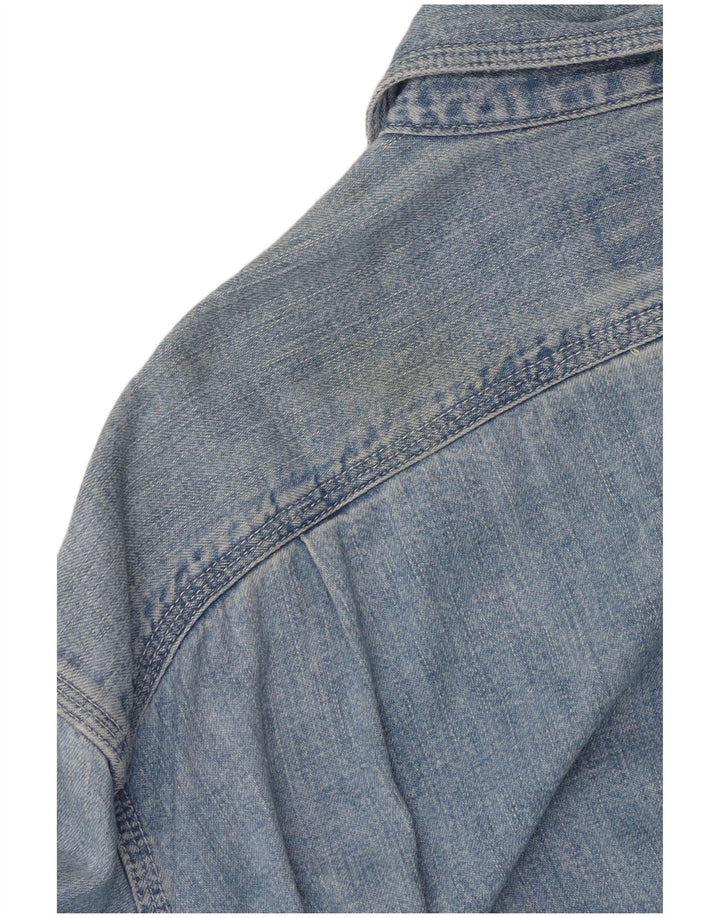 COTTON BELT Chemise en Jean Homme Grand Bleu Coton