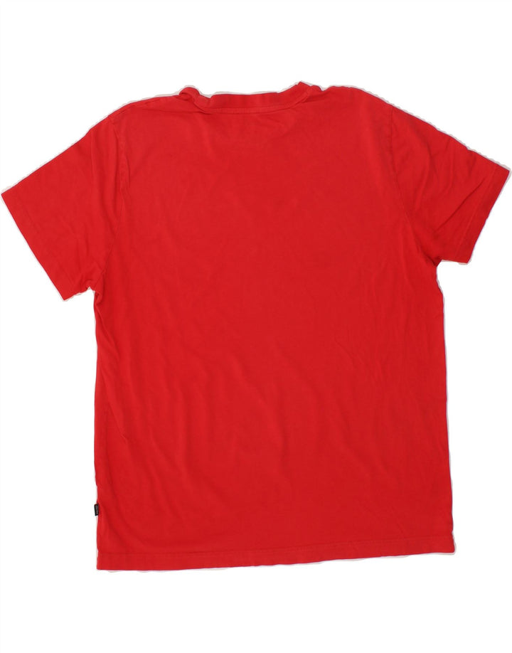PUMA Mens Graphic T-Shirt Top Large Red Vintage Puma and Second-Hand Puma from Messina Hembry 