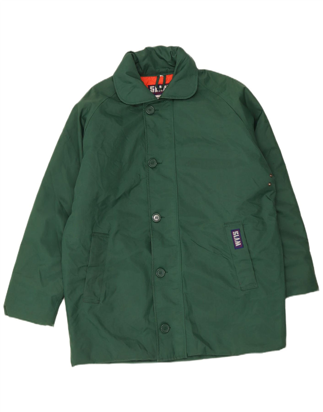 Slam Manteau rembourré pour homme UK 38 Nylon vert moyen