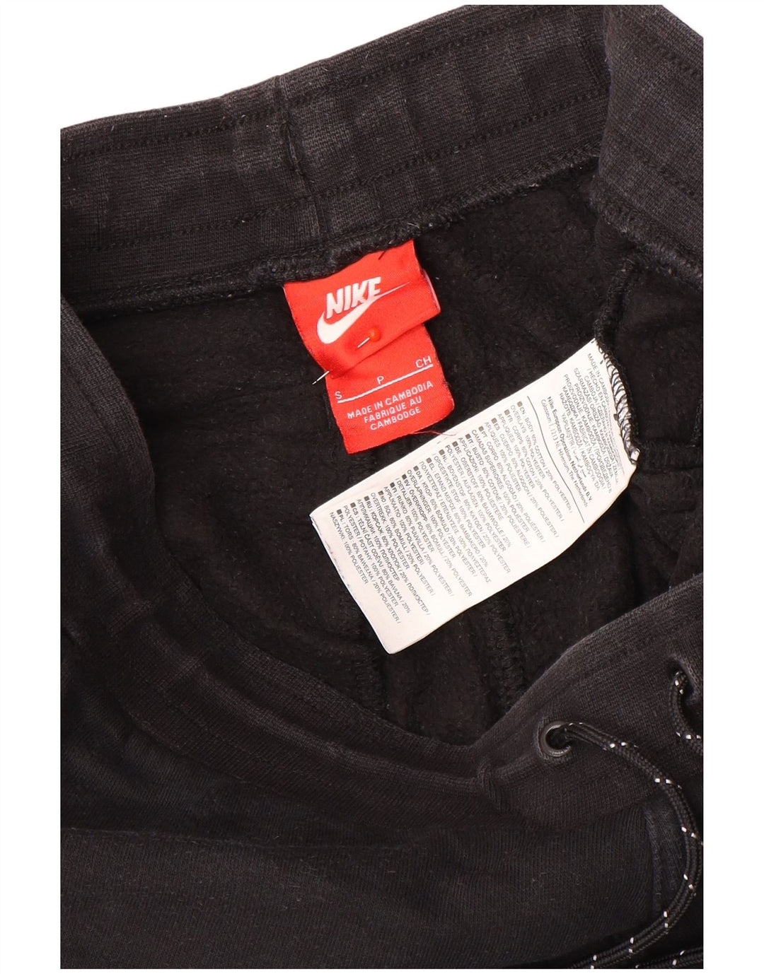 Nike Pantalon de survêtement pour homme en coton noir Taille S
