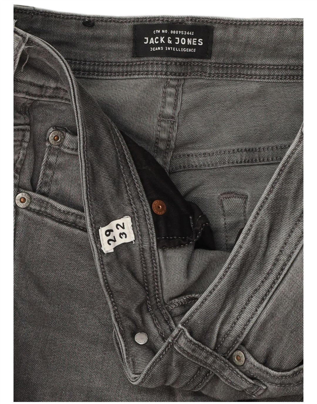 Jack & Jones Jean Skinny Liam W29 L30 Homme Gris