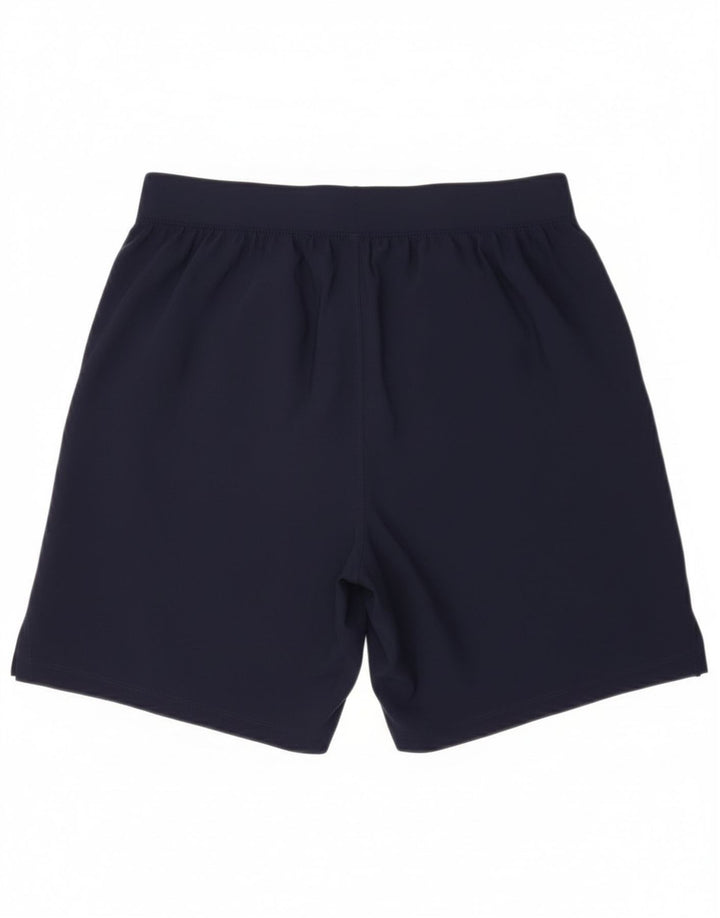 Under Armour Short de sport pour femme UK 10 Small Bleu marine Polyester