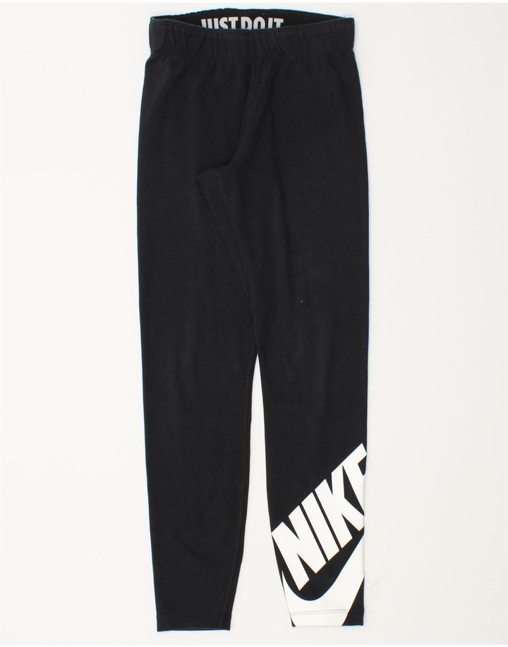 Nike Legging graphique pour femme UK 6 XS Coton noir