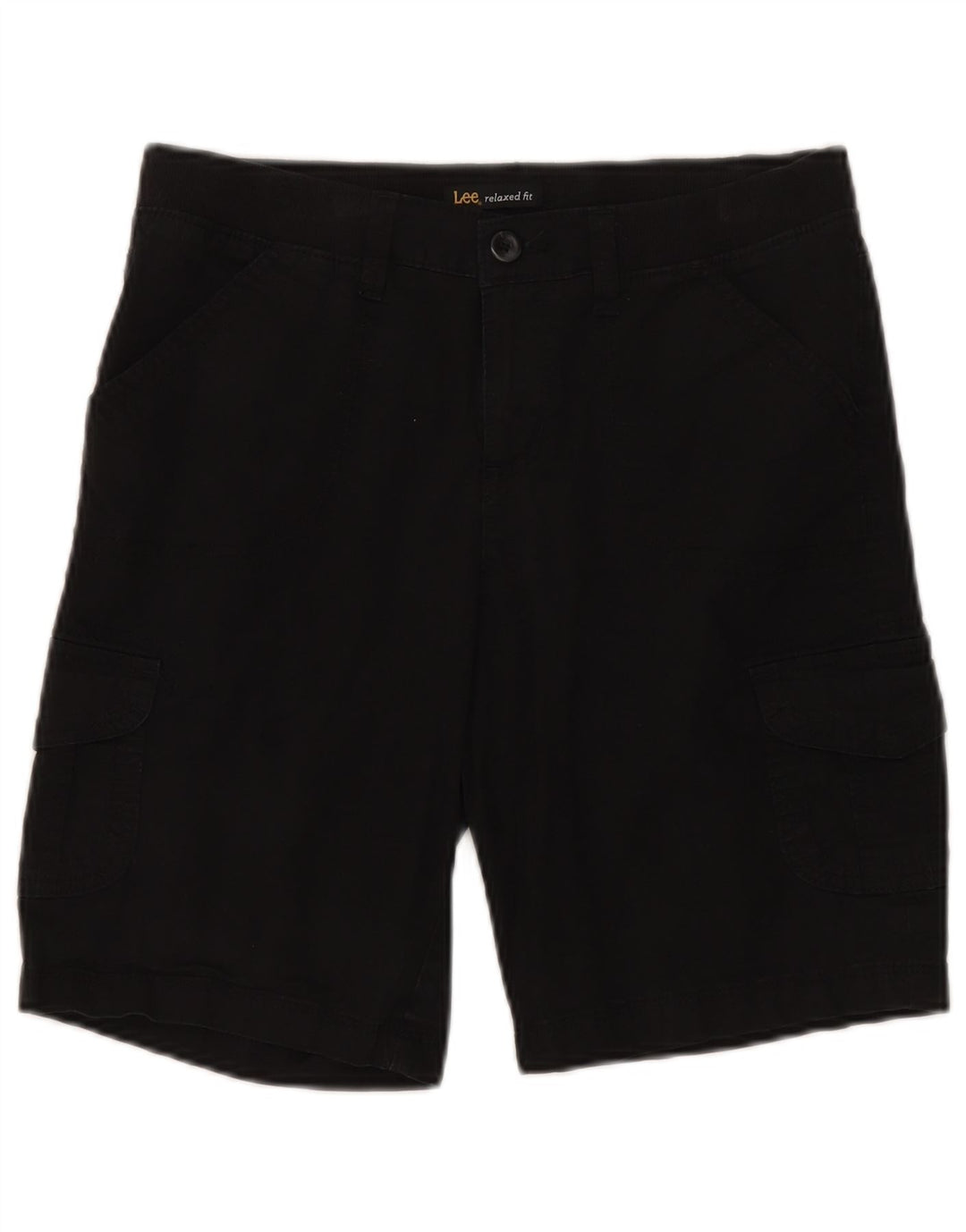 Lee Short cargo coupe décontractée pour femme US 8 Medium W30 en coton noir