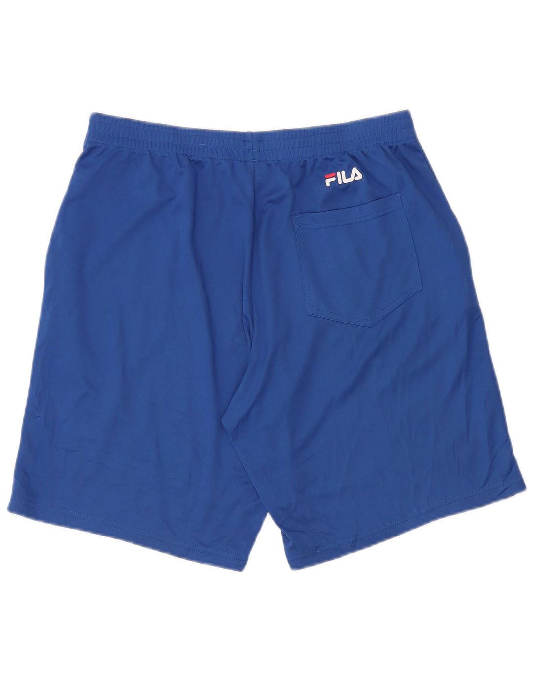 FILA Short de sport graphique homme grand bleu polyester