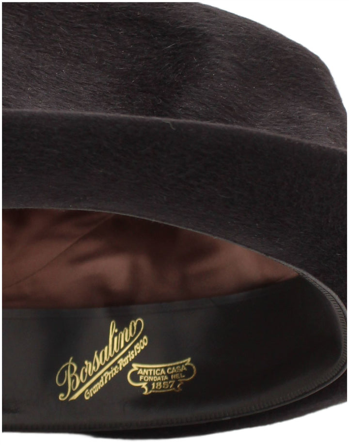 Borsalino Chapeau melon homme moyen noir classique
