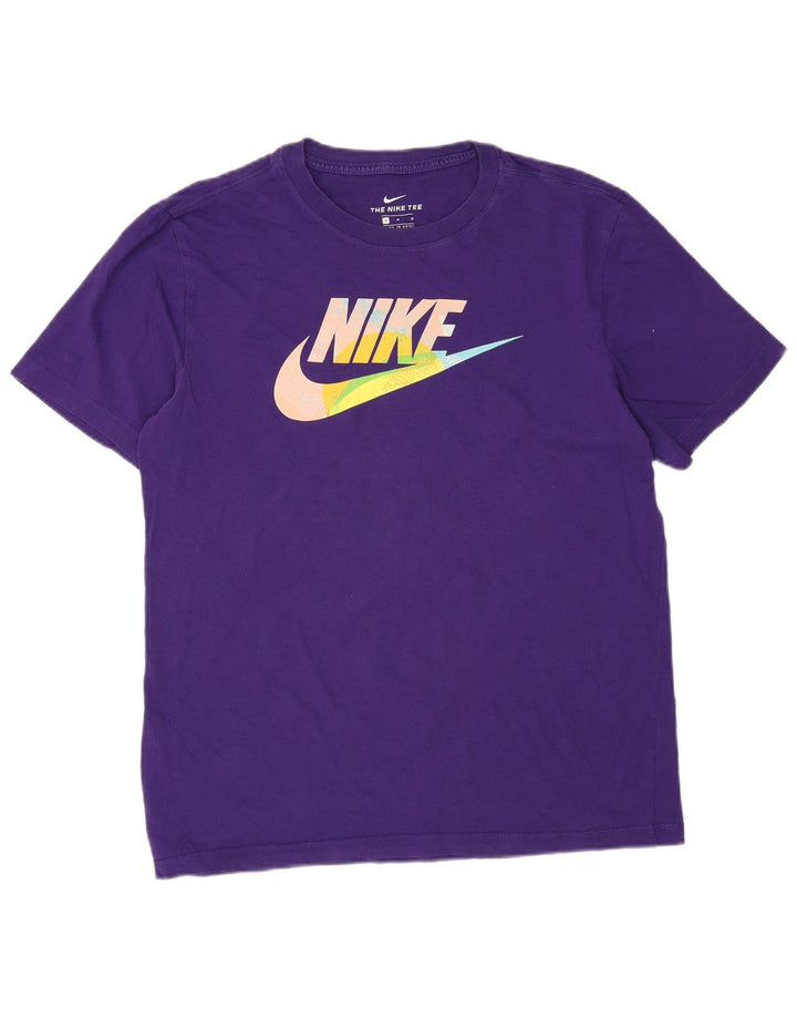 NIKE T-shirt graphique pour homme en coton violet moyen