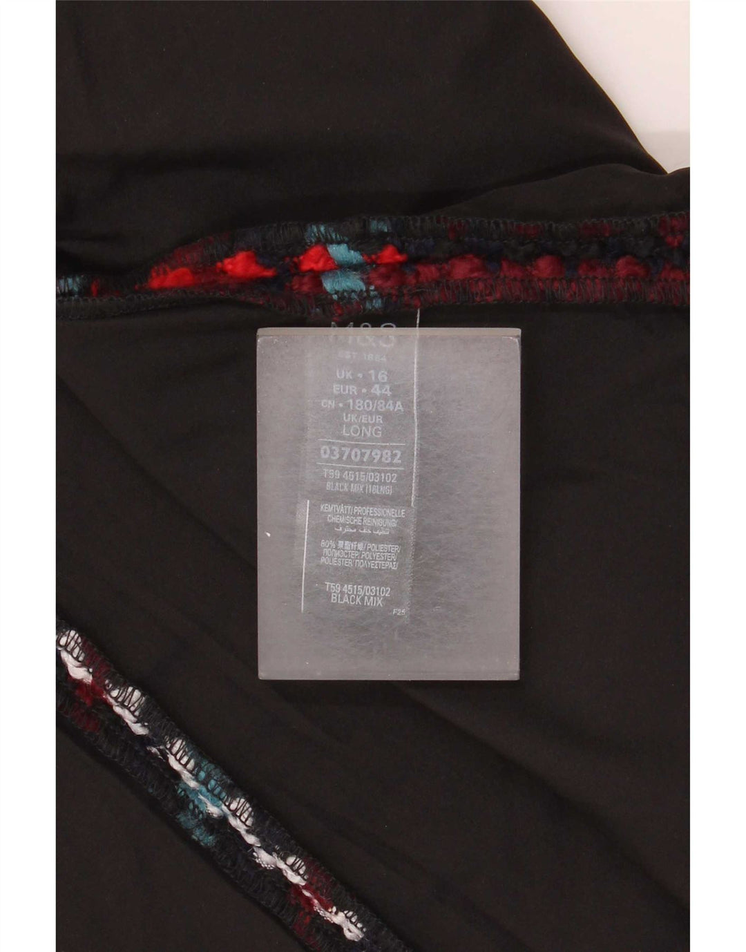 Marks & Spencer Mini-jupe pour femme UK 16 Large W34 à carreaux multicolores