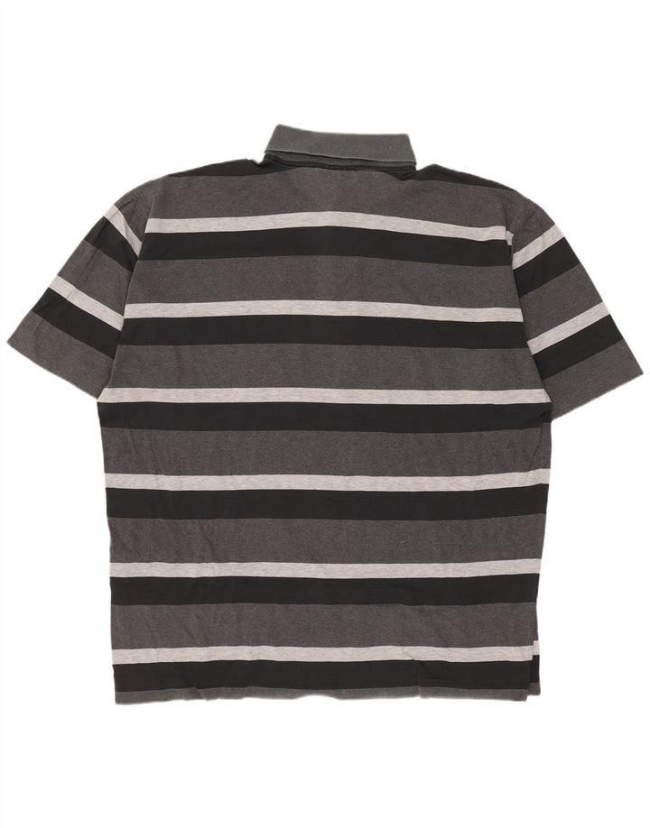 PAUL & SHARK Polo Yachting Homme Large Gris Rayé Coton